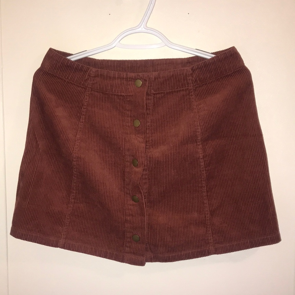 Corduroy skirt